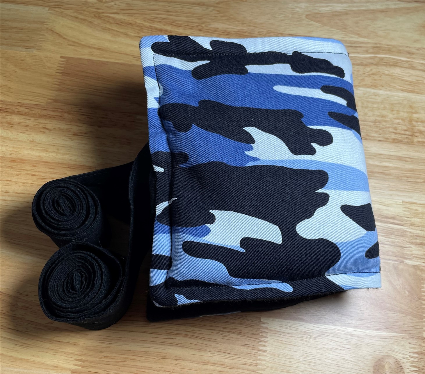 Camo Fabric Large Rice & Lavender Heat Pack with Straps