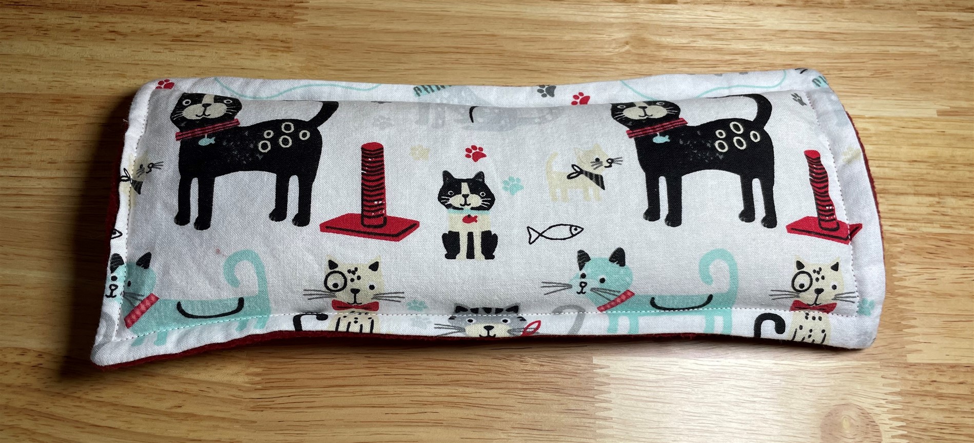 Cats Themed Fabric Small Rice & Lavender Heat Pack